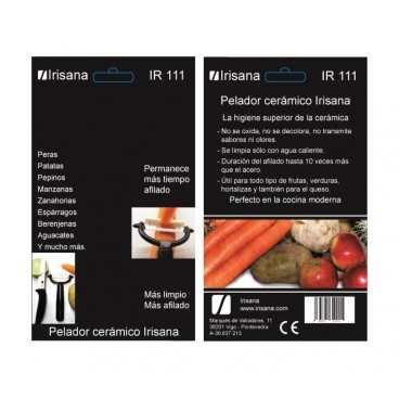 Irisana ceramic peeler