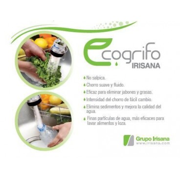 Ecogrifo Irisana. Ahorra hasta un 65% de agua