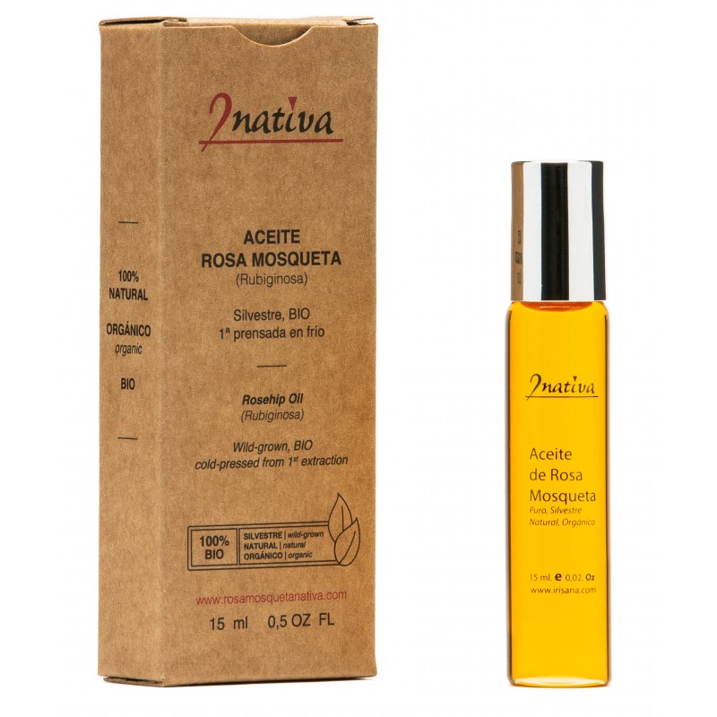 NATIVA. ACEITE PURO ROSA MOSQUETA RUBIGINOSA 15ML