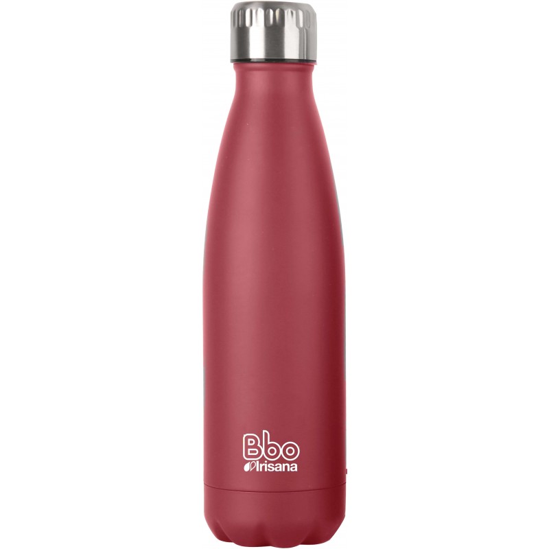 Borraccia termica Bbo Irisana con rivestimento in neoprene. Acciaio inossidabile, 750 ml.