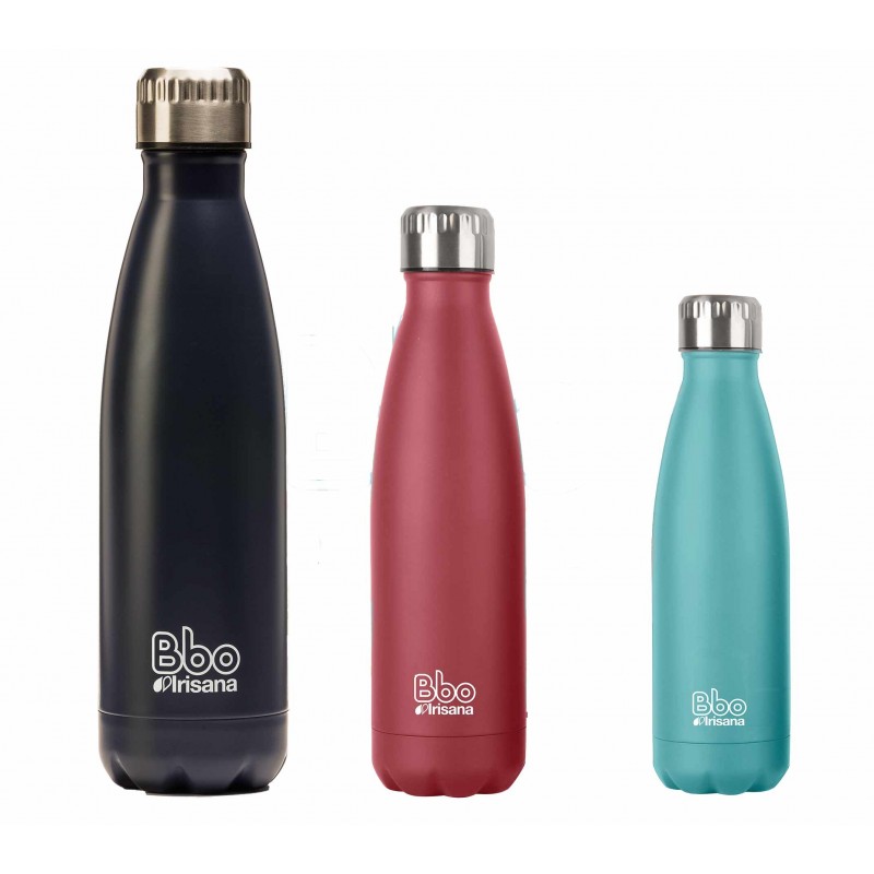 Thermal Bottle Bbo Irisana with Neoprene Sleeve - 350 ml