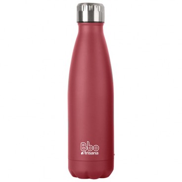 500 ml. Botella reutilizable Bbo Irisana, acero inoxidable con funda de neopreno