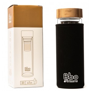 Infusionador de doble pared de vidrio de Borosilicato con...