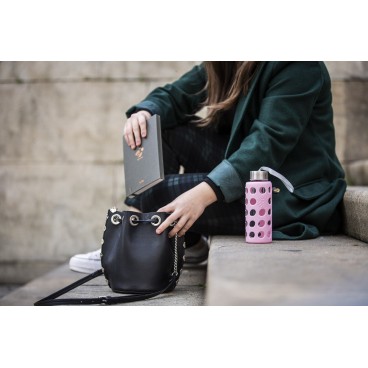 Botella reutilizable Bbo Irisana 300 ml. con funda de silicona