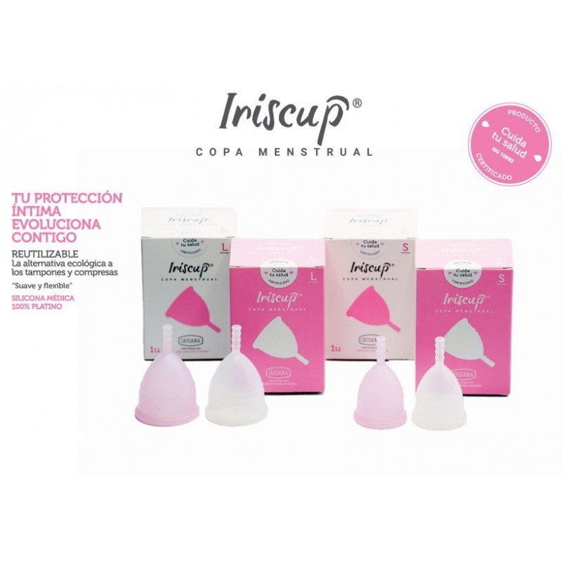 Copa menstrual Iriscup. Tu protección íntima evoluciona contigo