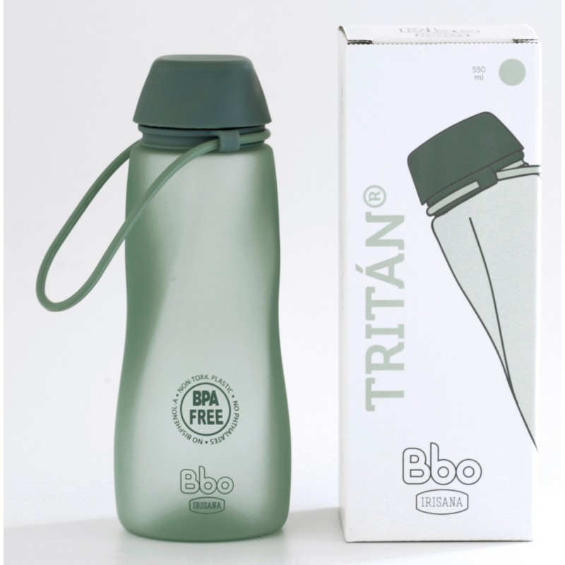 Botella de Tritán BBO Irisana 550 ml. Botella de Tritán BBO Irisana 550 ml.