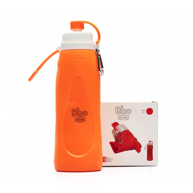 Botella Plegable de Silicona 500 ml.... Botella Plegable de Silicona 500 ml....