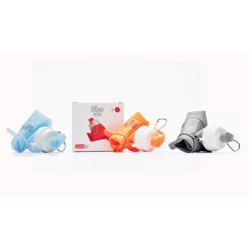Bottiglia pieghevole in silicone da... Bottiglia pieghevole in silicone da...