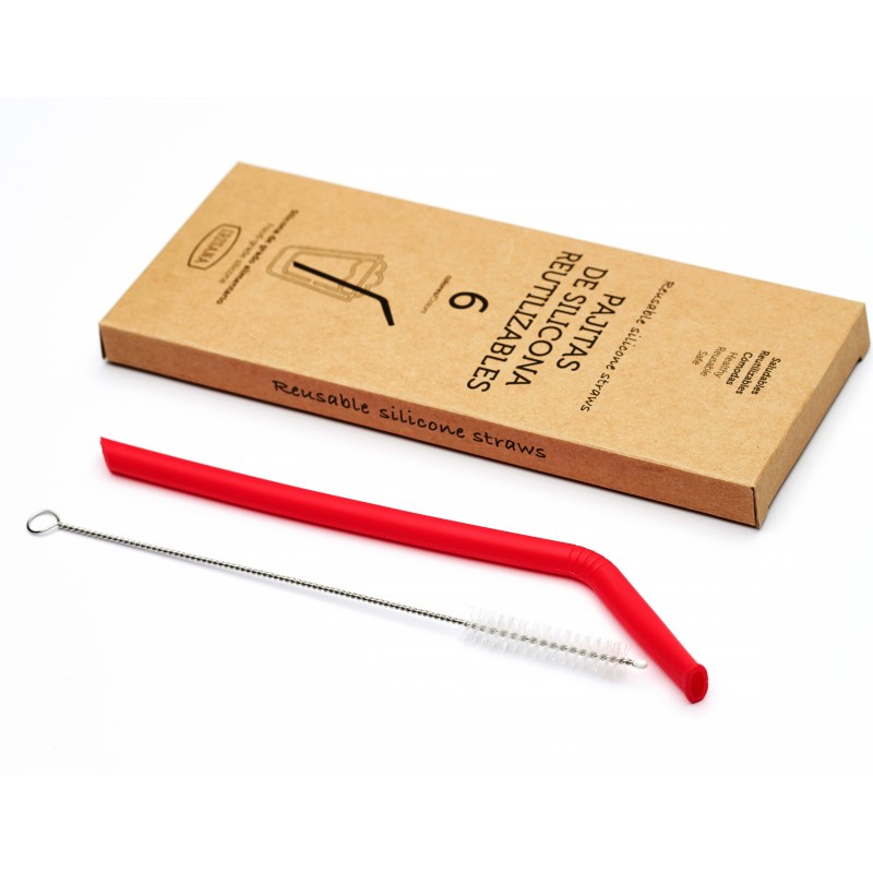Reusable Silicone Straws, Irisana Reusable Silicone Straws, Irisana