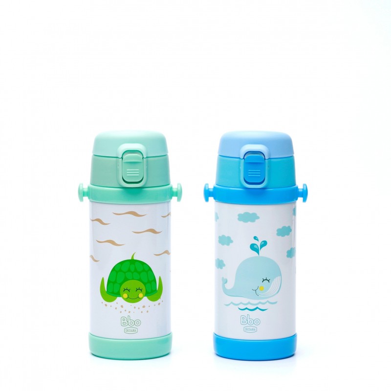 Bbo Irisana stainless steel children's bottle 320 ml.