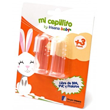 Cepillo dental de silicona para bebé. Mi cepillito Irisana
