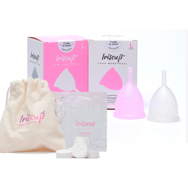 Iriscup menstrual cup. Your intimate protection evolves with you