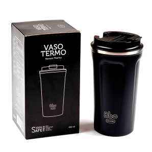 Vaso termo Bbo Irisana. Acero inoxidable, 450 ml. 2