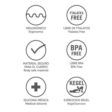 Allenatore per pavimento pelvico, con pesi differenziati, Intimichic di Irisana intima