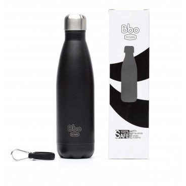 Bbo Irisana Thermos Bottle with Carabiner. Stainless Steel, 500 ml.