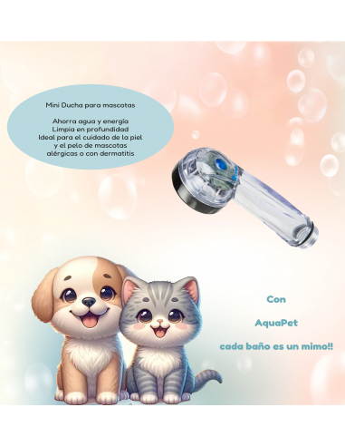 EcoDucha para mascotas. AquaPet.