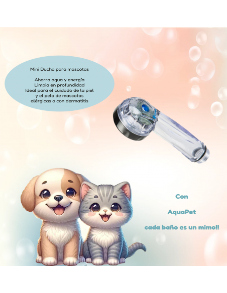 EcoDucha para mascotas. AquaPet.