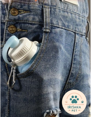 ZeroPis. Foldable bottle. Traceless...